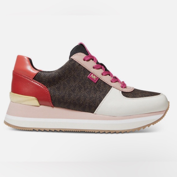 🥳HP🥳NIB Michael Kors Libby Trainers - Picture 4 of 15